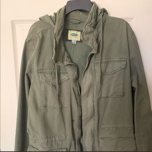 Old Navy Men’s Military Style Jacket With Hood